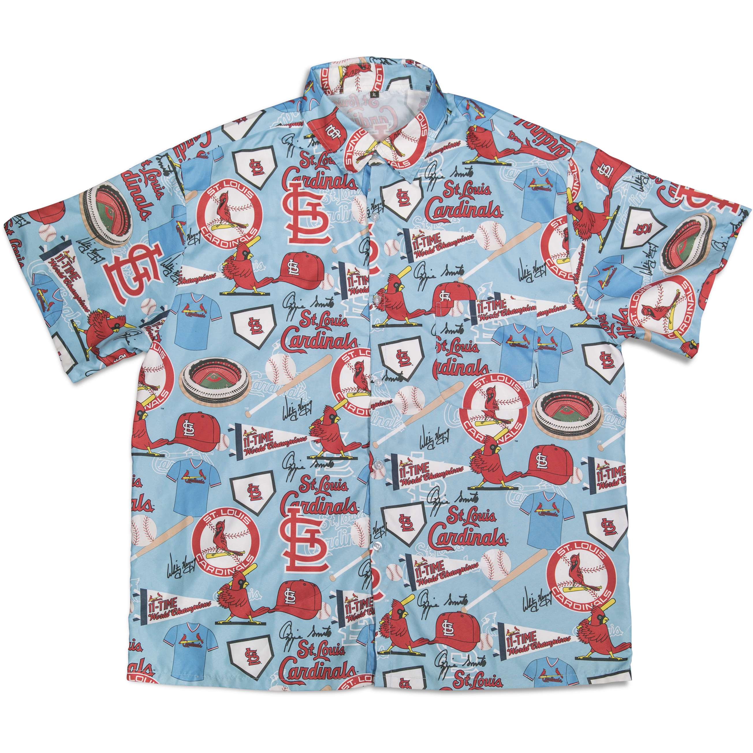 cardinals button up jersey