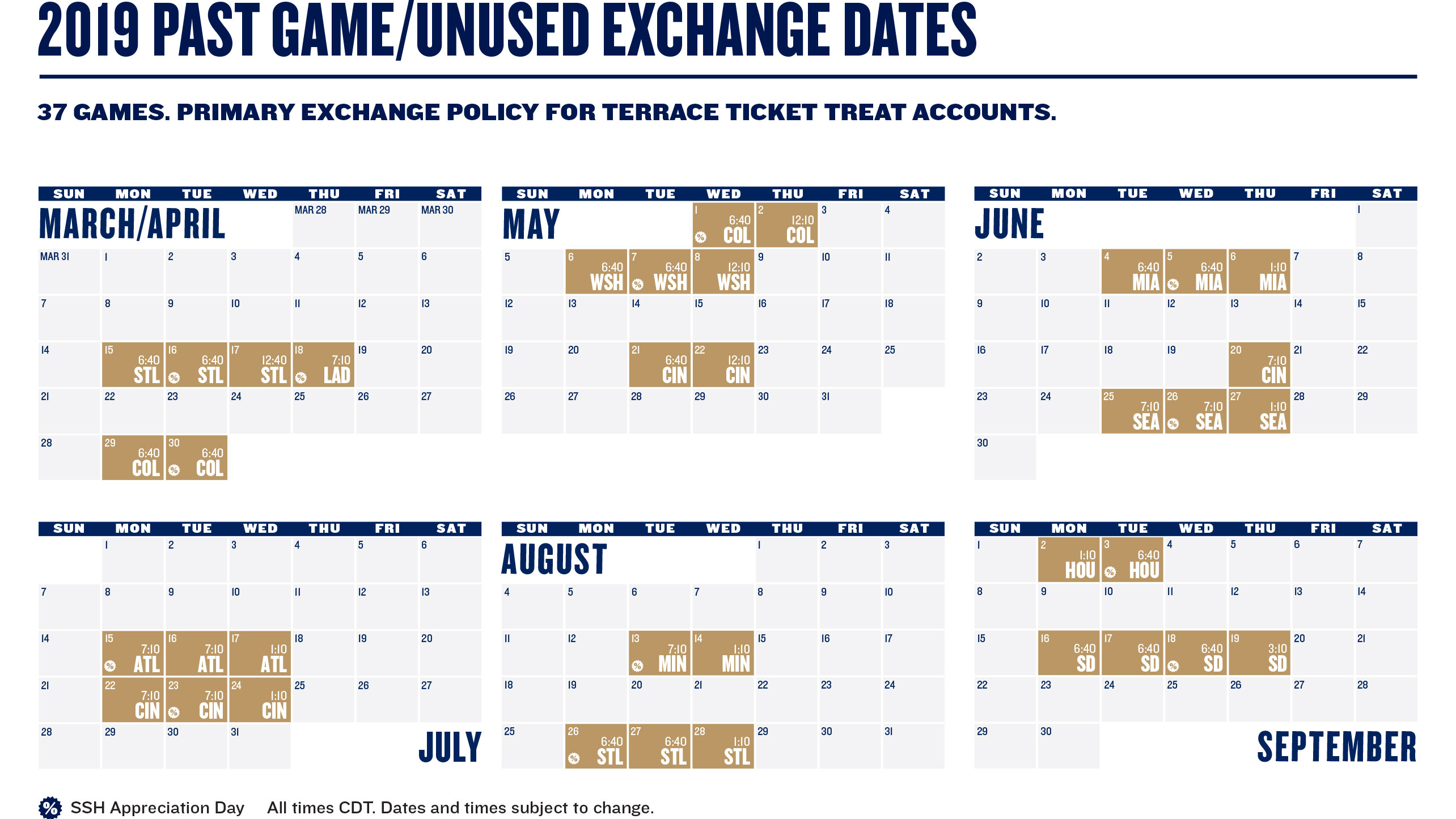 Brewers 2019 2020 schedule