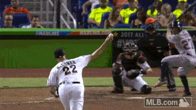 Altuve Marlins sculpture homer